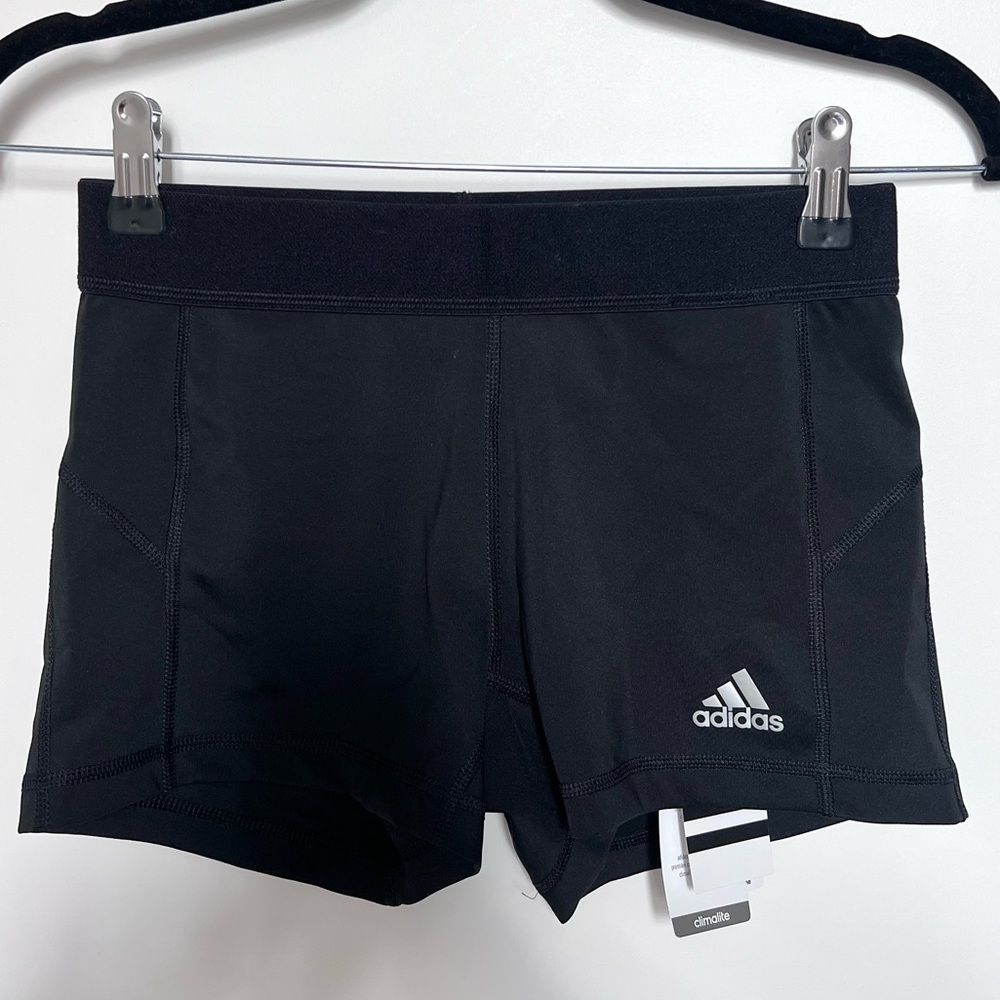 NWT Adidas Women's Black TechFit Compression Shorts Size S